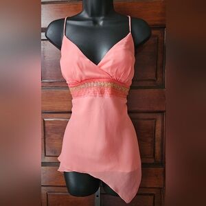 M, Y2K Spaghetti Strap, Sequin Empire Waist TopSmoke-free, Very good condition